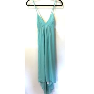 Teal midi dress